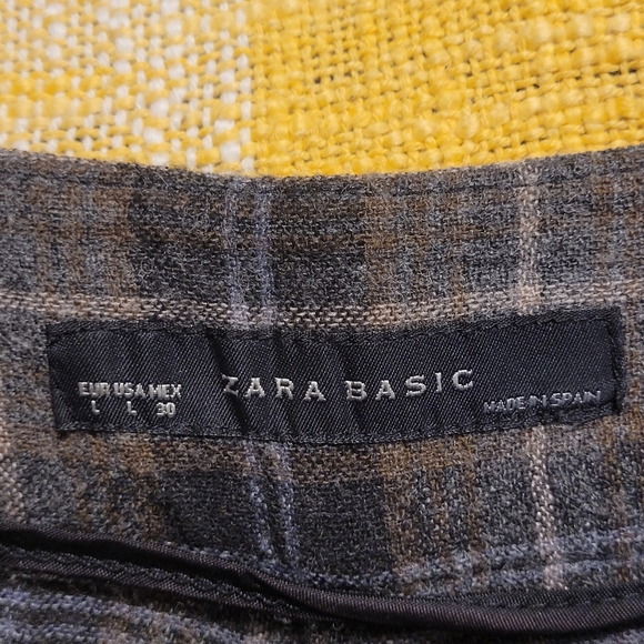 ZARA BASIC-Wool crop harem pant-L - Picture 4 of 5